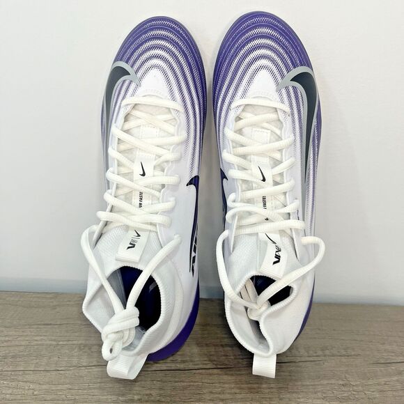 Nike Vapor Pro 1 Football Cleats Purple White Black HM8850-101 Men\'s Size 8.5 main image 5